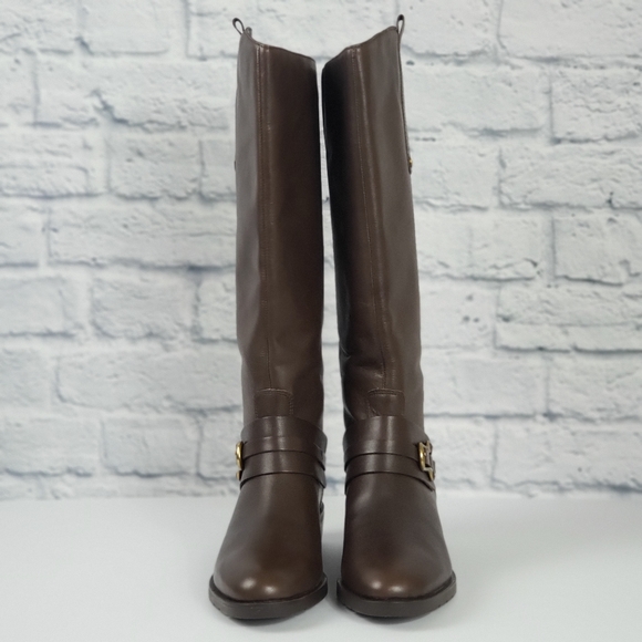 Franco Fortini Raya dark brown knee high boots - Picture 2 of 7